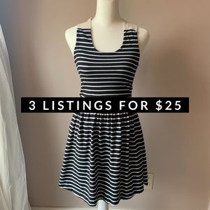 3 for $25 Adorable Racerback Tank Dress - Size S